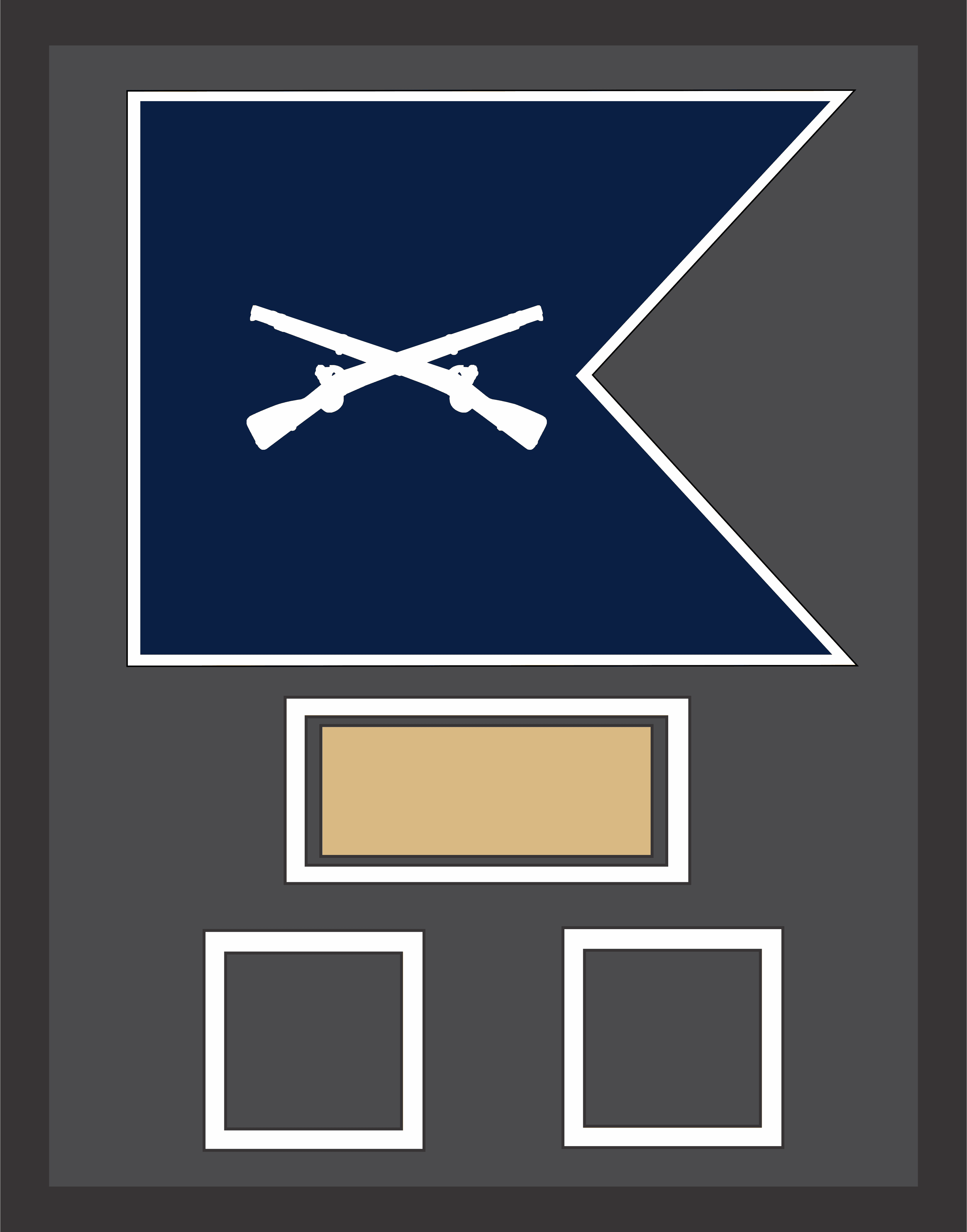 6x8 Framed Mini Guidon