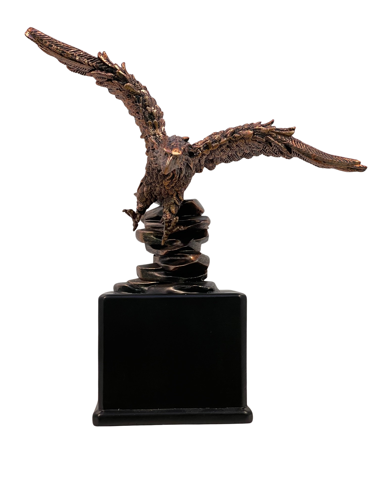 Eagle Landing Statue – Bold Patriotic & Recognition Award