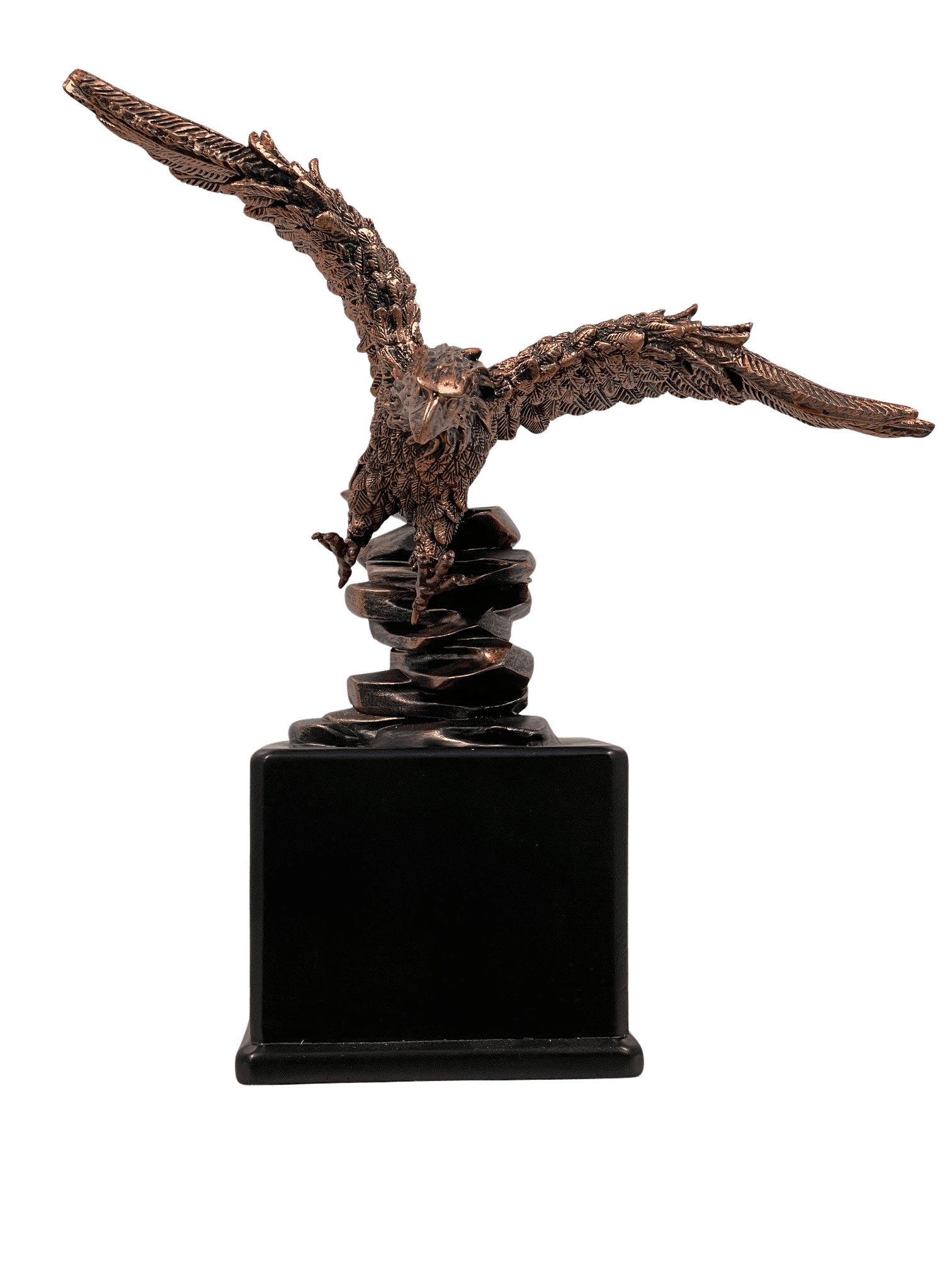 Eagle Landing Statue – Bold Patriotic & Recognition Award The Trophy House, Inc.