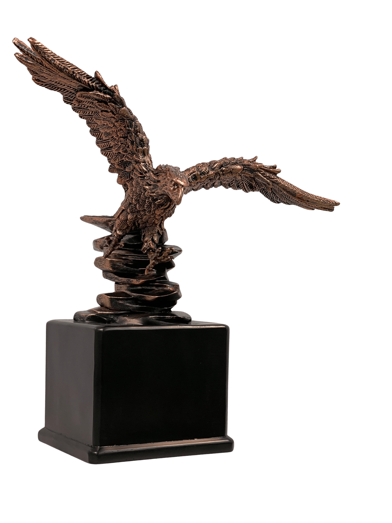 Eagle Landing Statue – Bold Patriotic & Recognition Award The Trophy House, Inc.