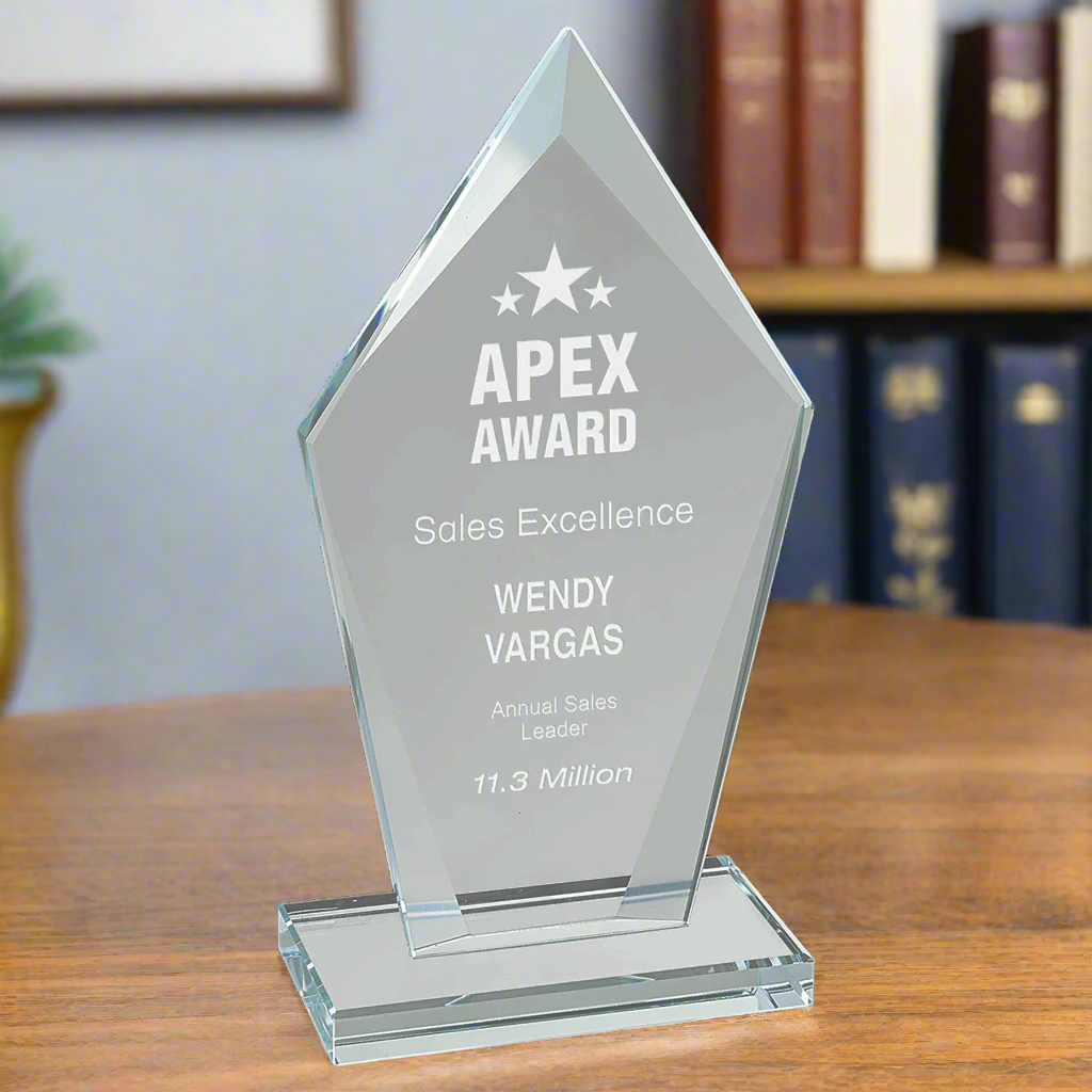 Diamond Clear Glass Award