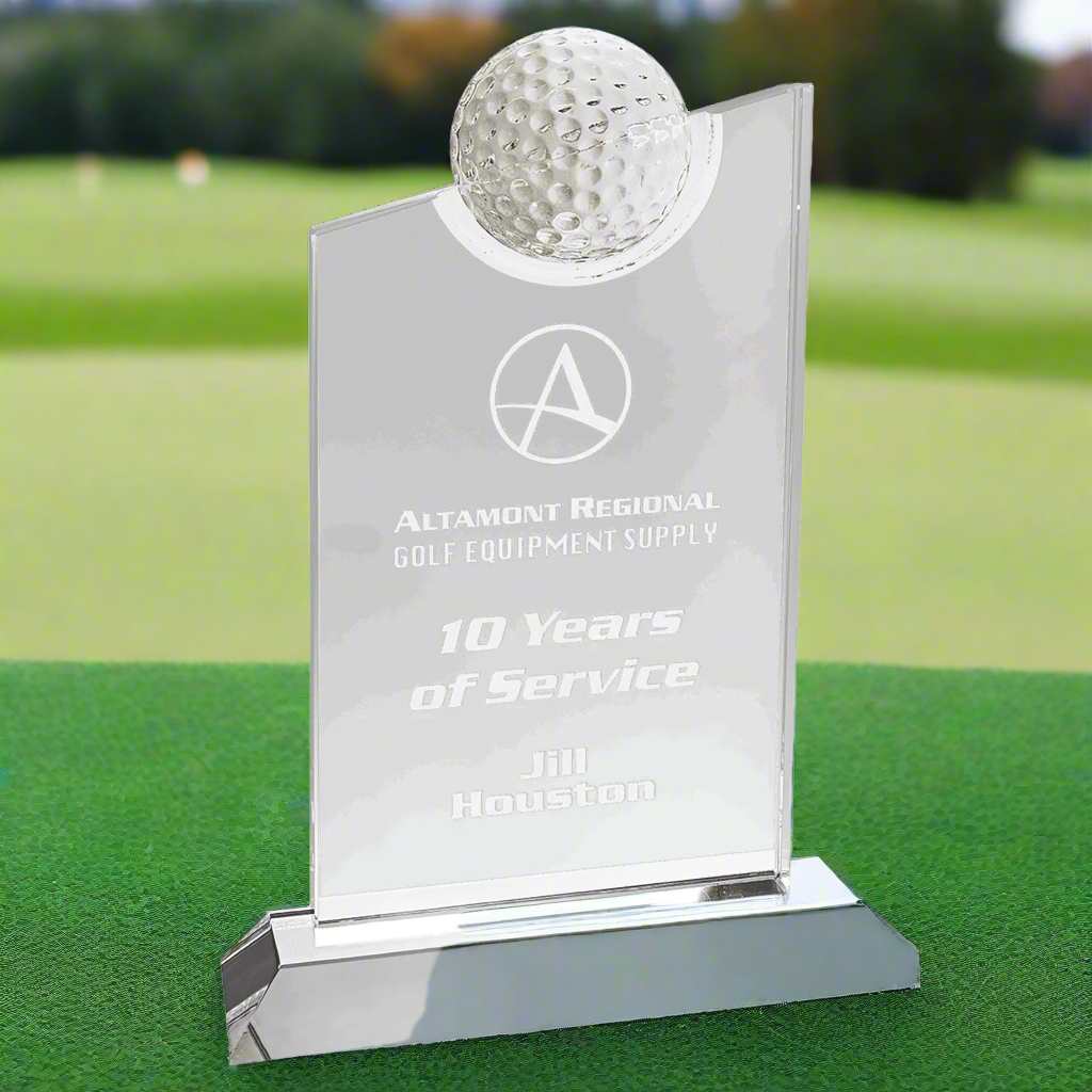 Crystal Slant Golf Tablet