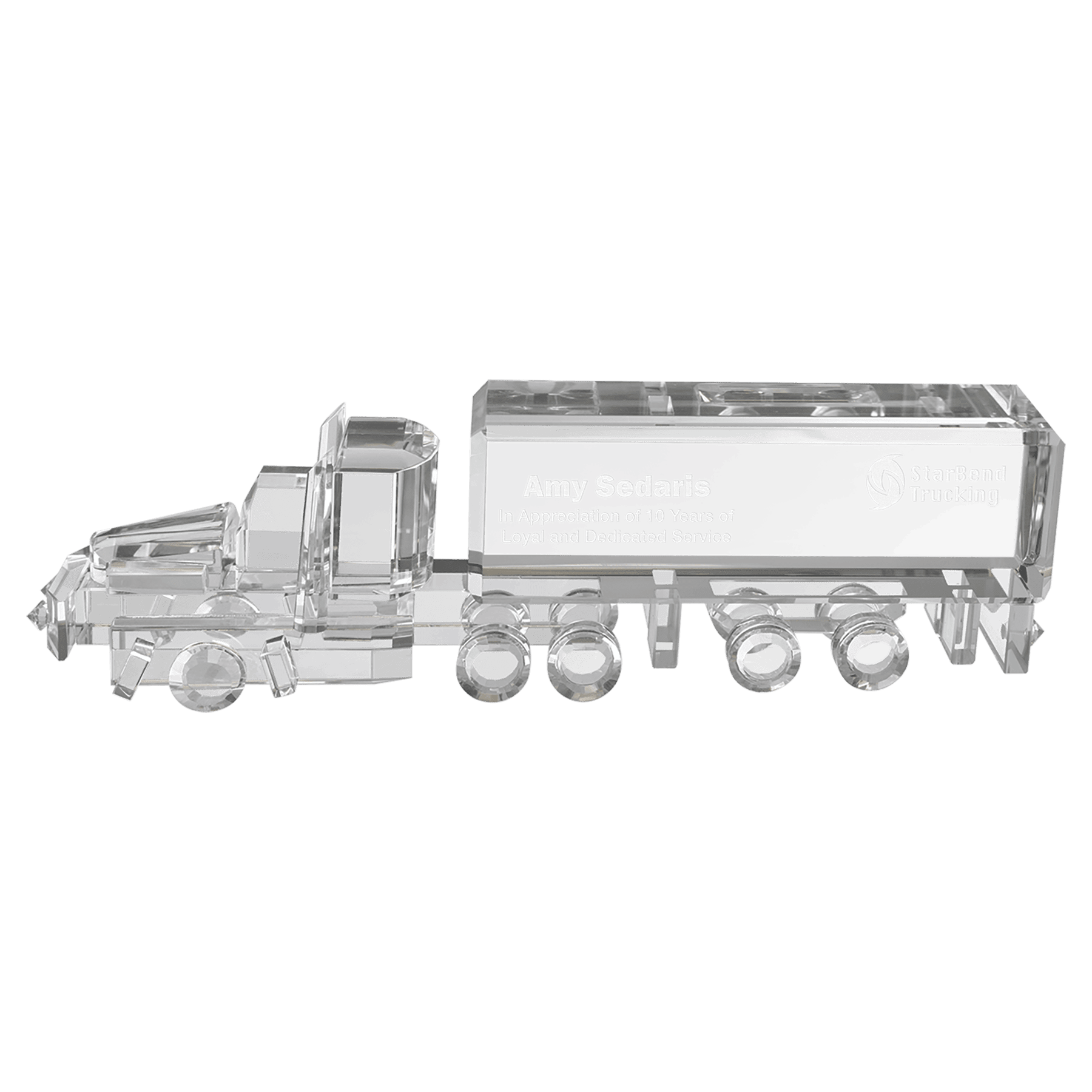Crystal Semi Truck The Trophy House, Inc.