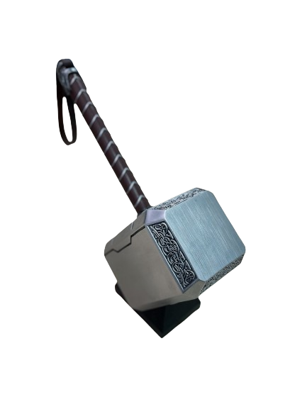 Thor Hammer - Resin - on Base (Engraving Included)