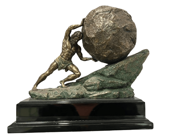 Sisyphus and the Eternal Boulder