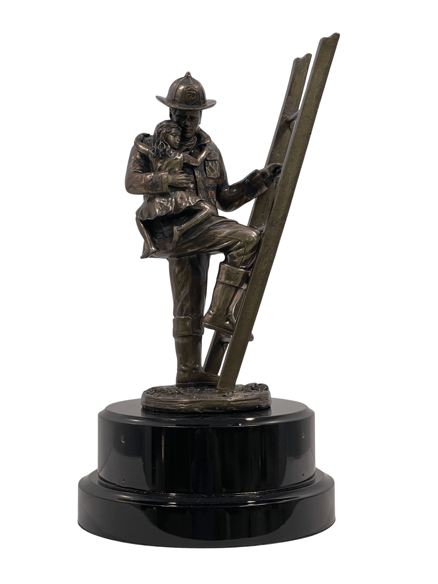 Fireman Rescue Statue The Trophy House, Inc.
