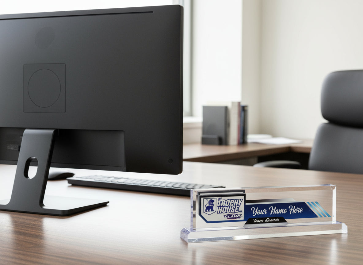Acrylic Desk Nameplate