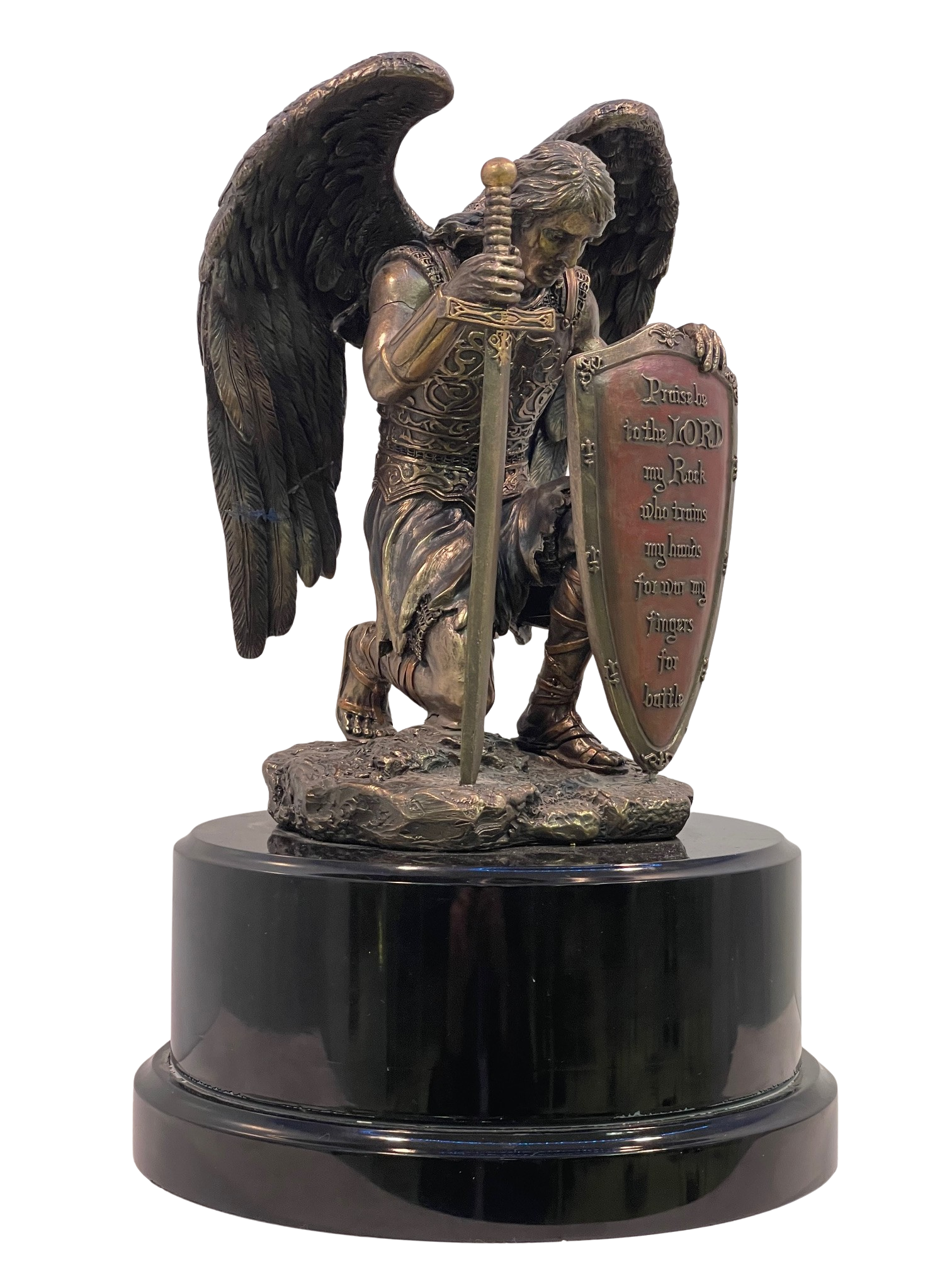 Praise Be to The Lord Statue on Base