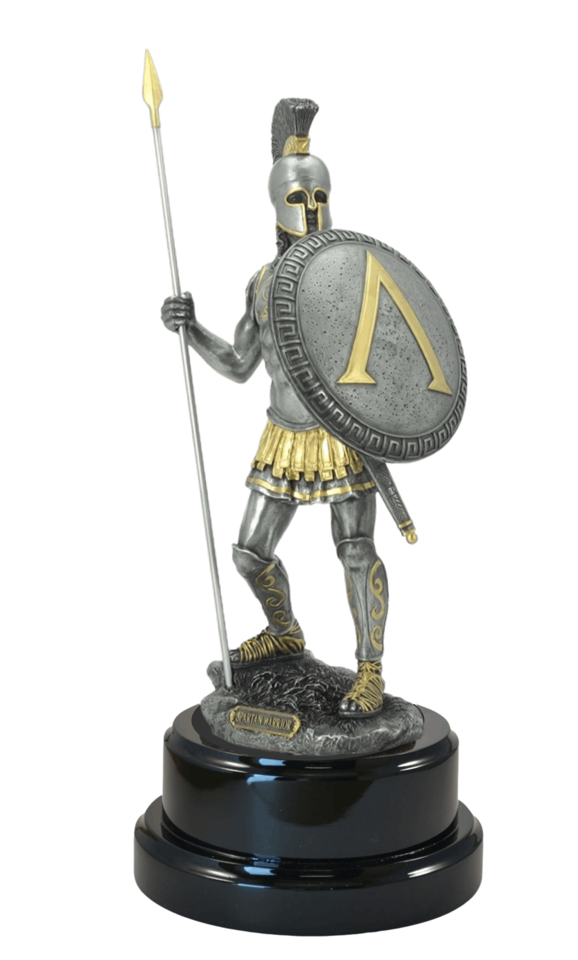 Spartan Warrior with Spear and Hoplite Shield The Trophy House, Inc.