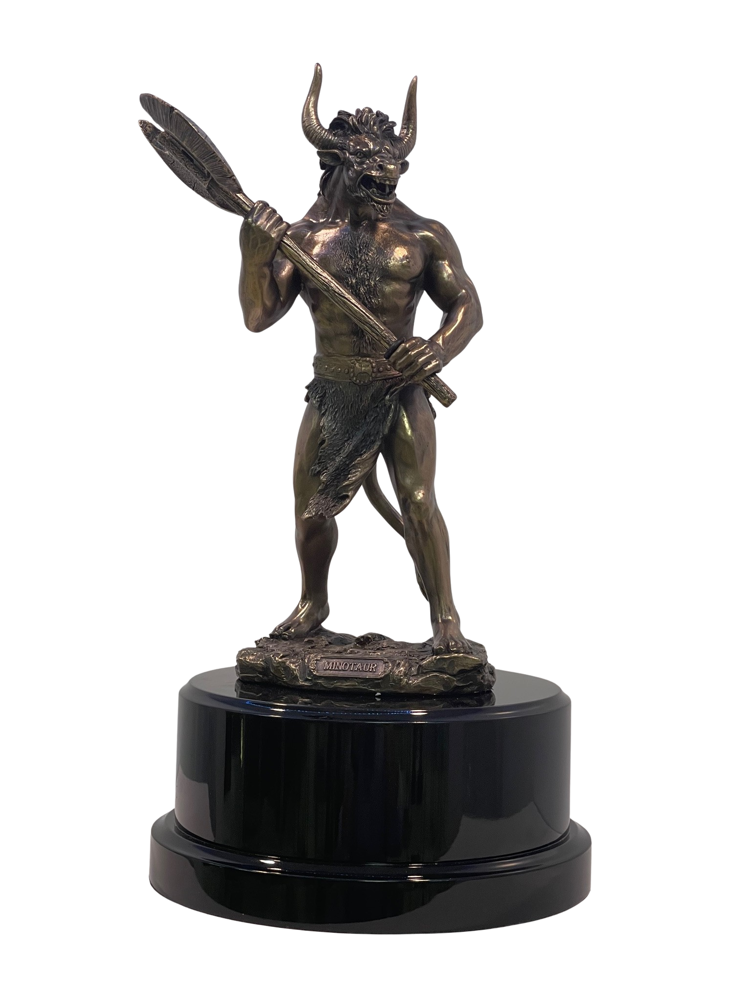 Minotaur Statue on Base