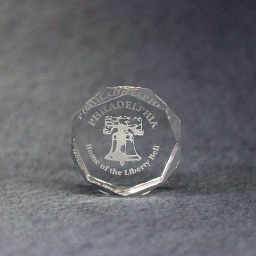 Multi-Faceted Acrylic Paperweight