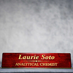 Rosewood Piano Finish Desk Wedge