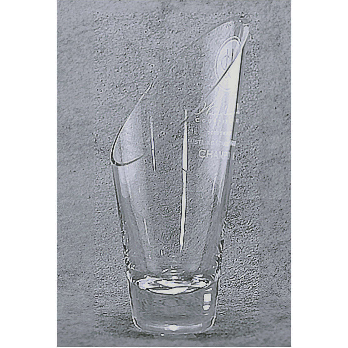 Slant Top Glass Vase The Trophy House, Inc.