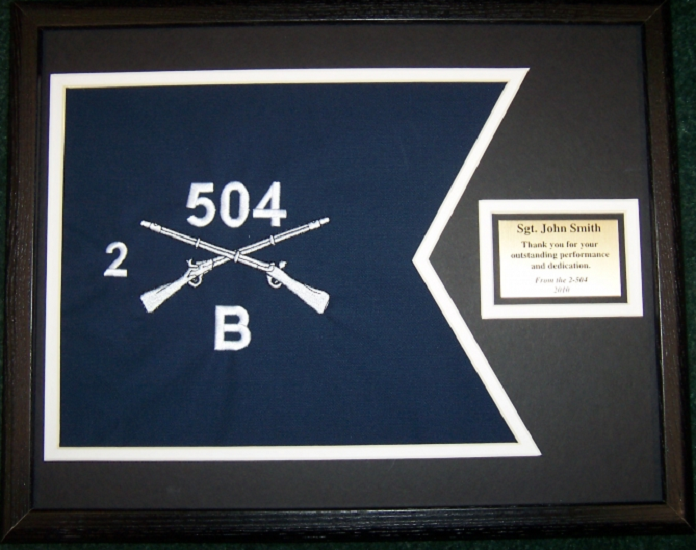 8x10 Framed Mini Guidon