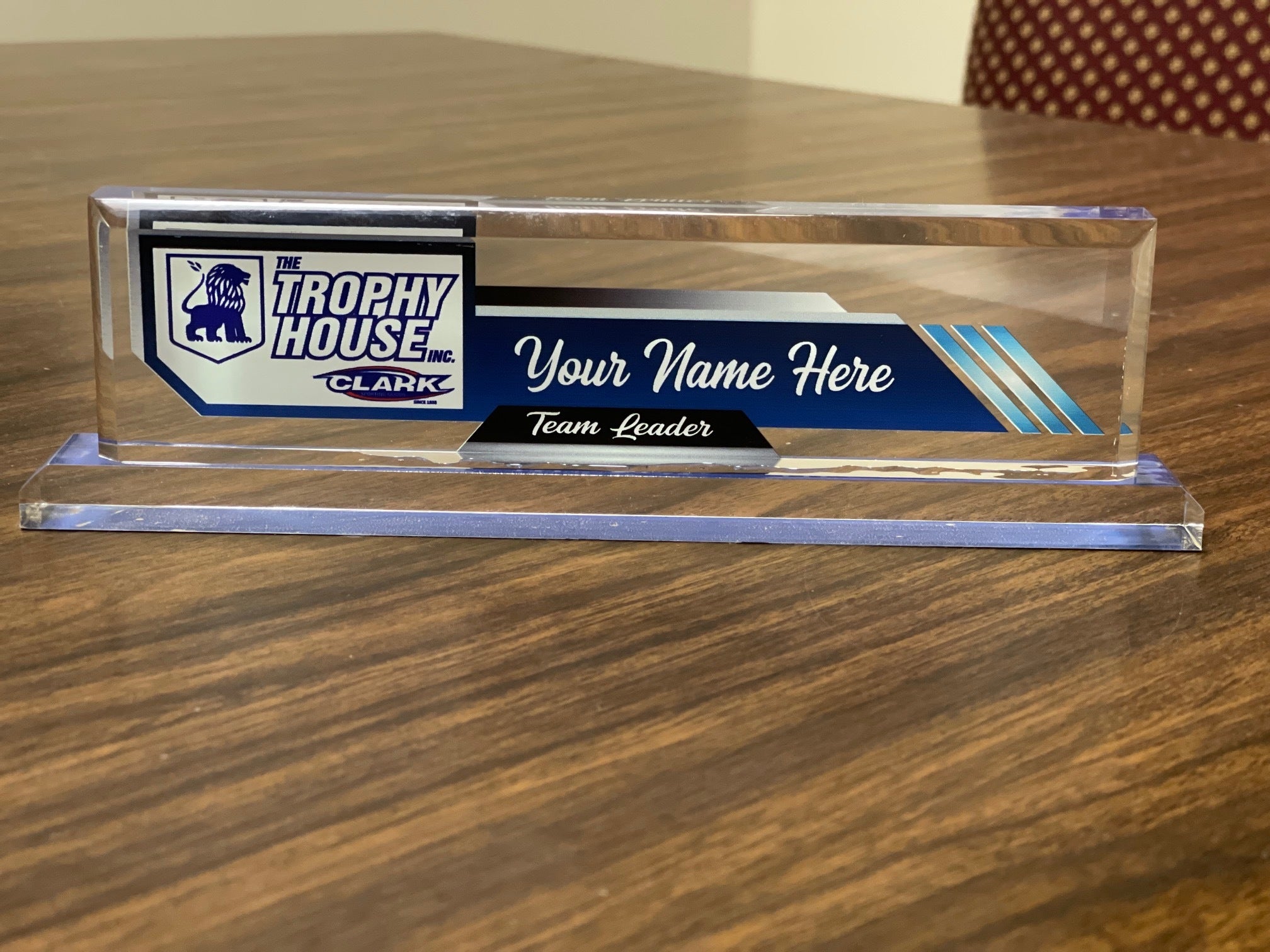 Acrylic Desk Nameplate