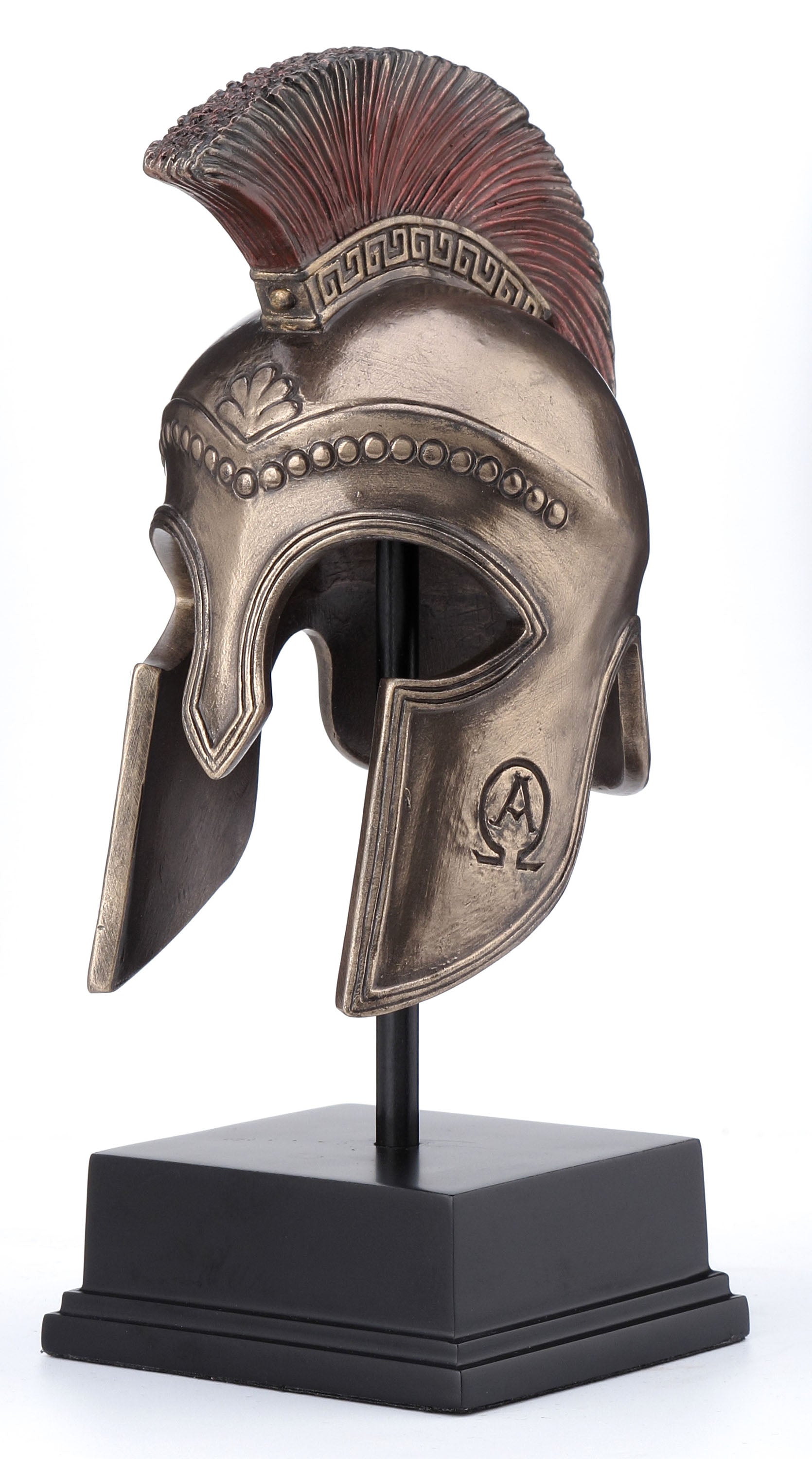 Greek Hoplite Helmet on Stand